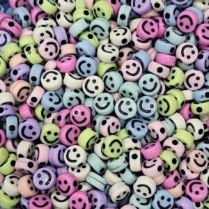 Acrílico Carita Feliz Grande Multicolor B60T7Q01X5