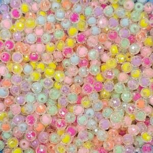 Acrílico esfera Facetada con Color Encapsulado 8mm 26X7DA8