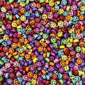 Acrílico Luneta Multicolor con Carita Feliz